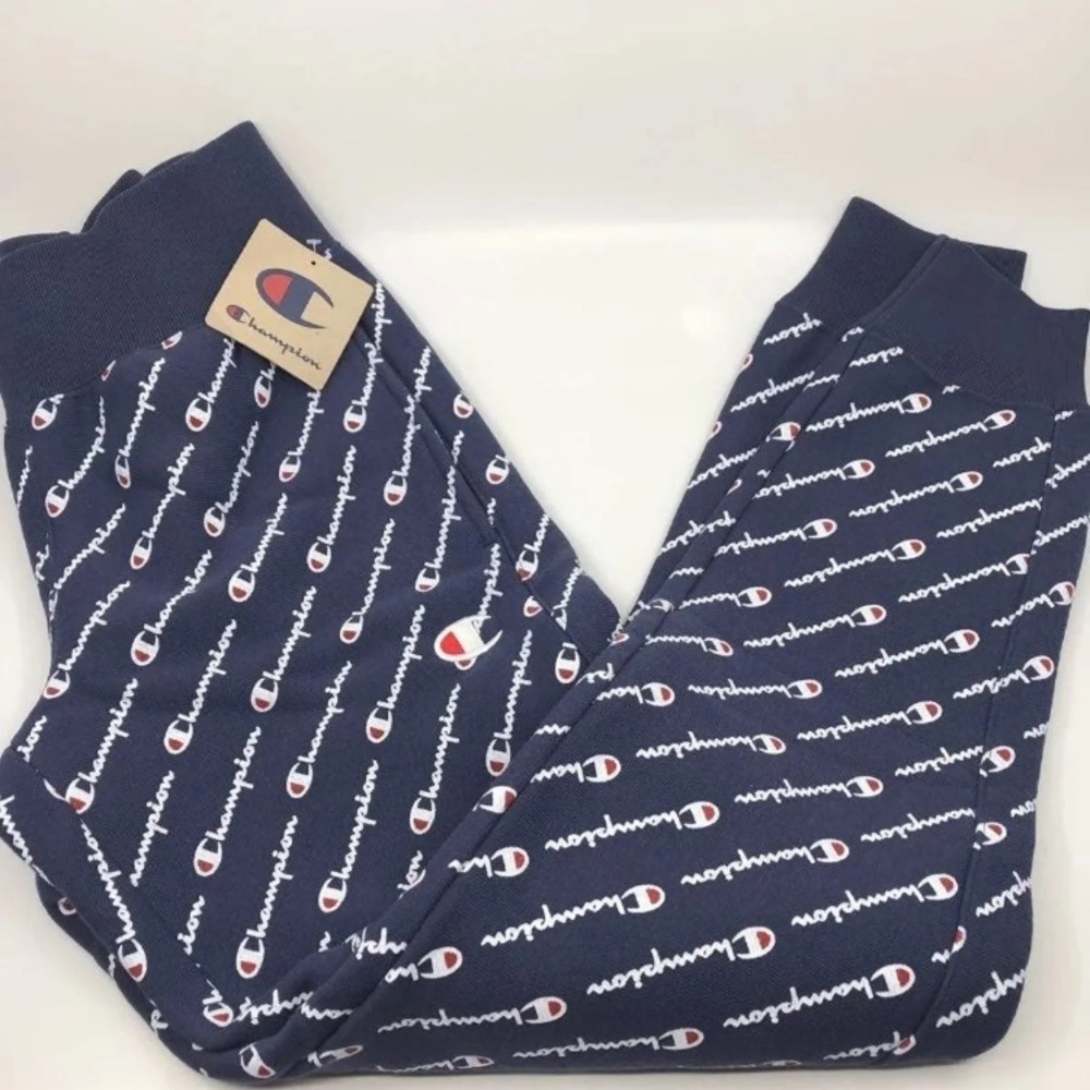 Champion Reverse Weave All Over Script Joggers